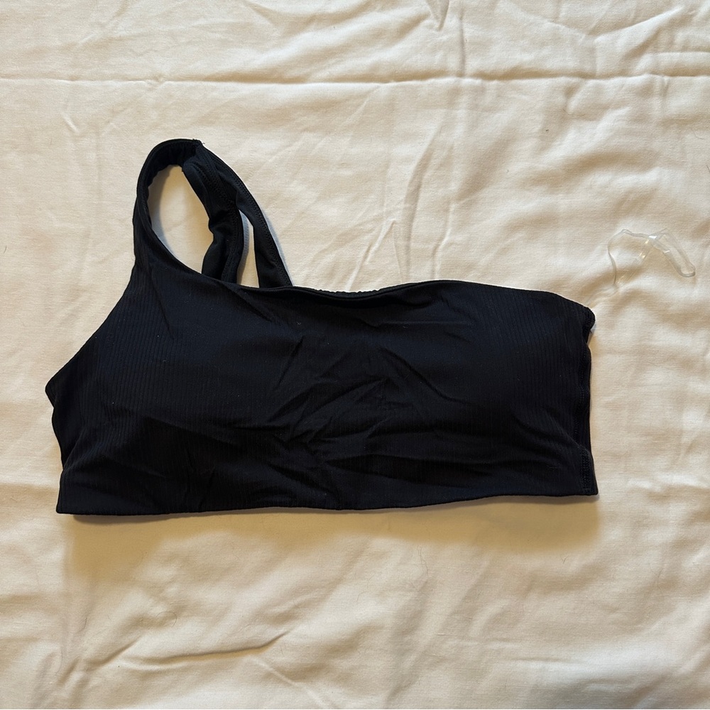 Lululemon Athletica Black One-Shoulder Align Bra
